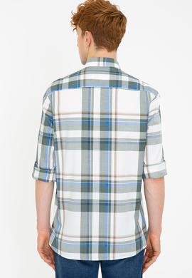 Erkek Haki Uzun Kollu Gömlek - 50238398001