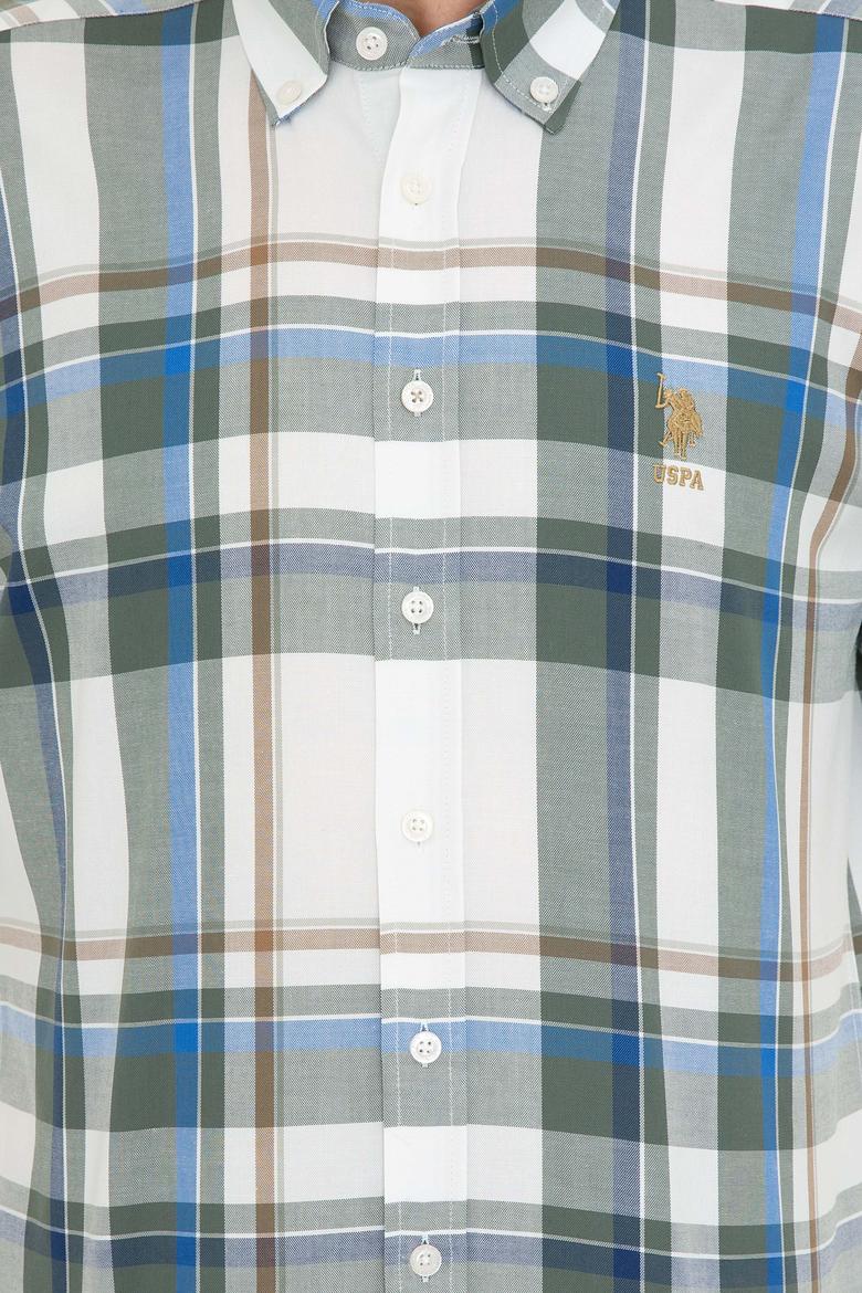 Erkek Haki Uzun Kollu Gömlek - 50238398001