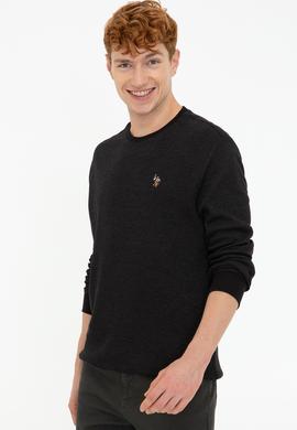 Erkek Siyah Sweatshirt - 50236865017