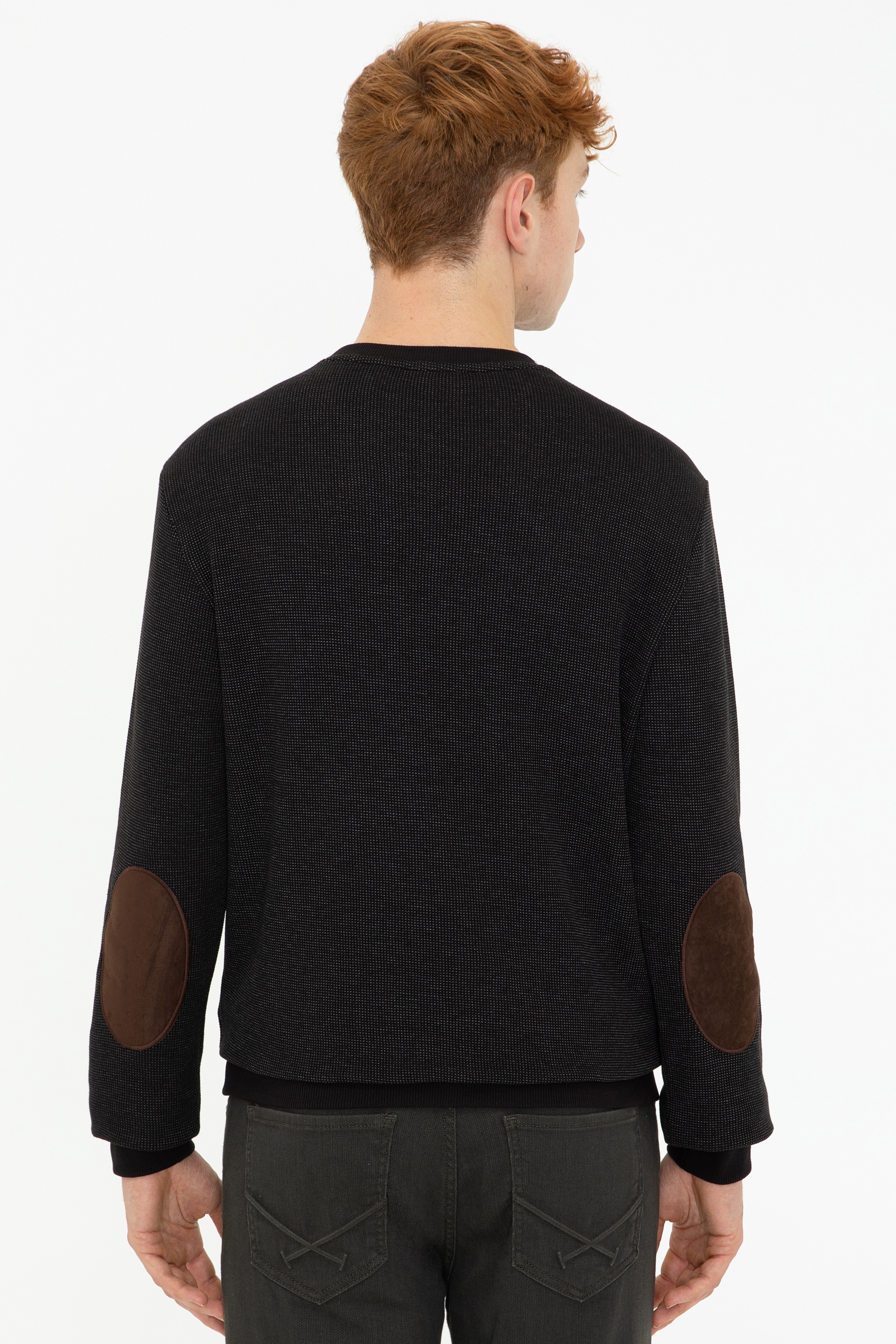 Erkek Siyah Sweatshirt