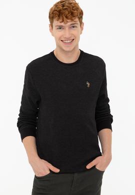 Erkek Siyah Sweatshirt - 50236865017