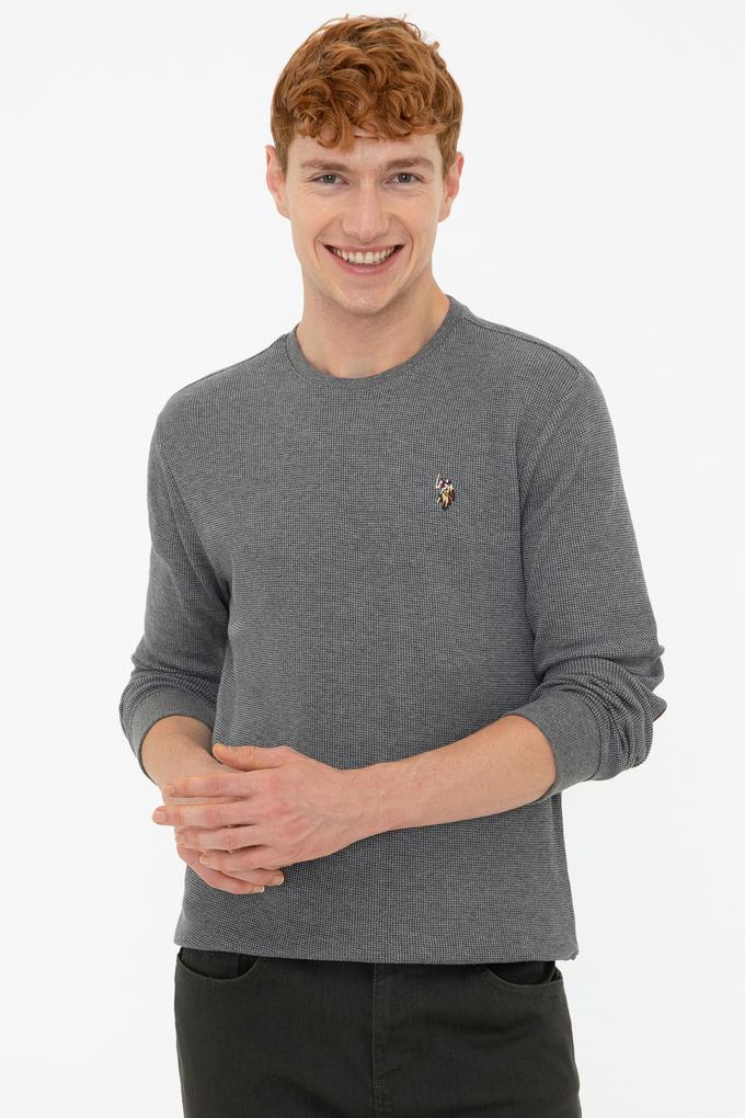 Erkek Antrasit Melanj Sweatshirt