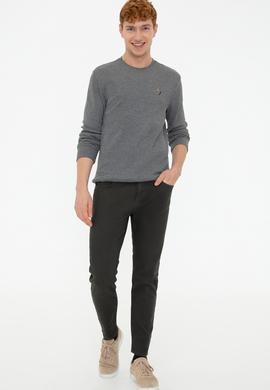 Erkek Antrasit Melanj Sweatshirt - 50236865027