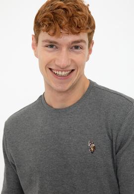 Erkek Antrasit Melanj Sweatshirt - 50236865027