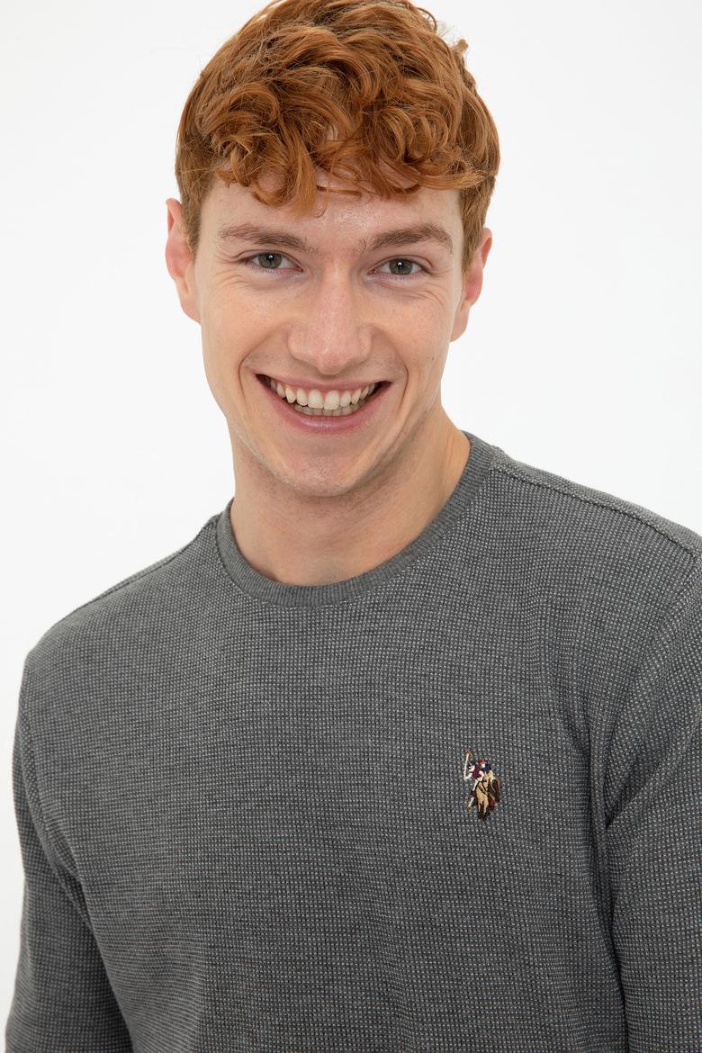 Erkek Antrasit Melanj Sweatshirt - 50236865027