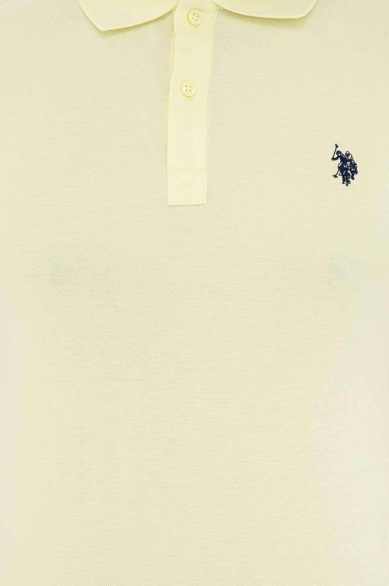 Erkek Su Yeşili Basic Polo Yaka Tişört