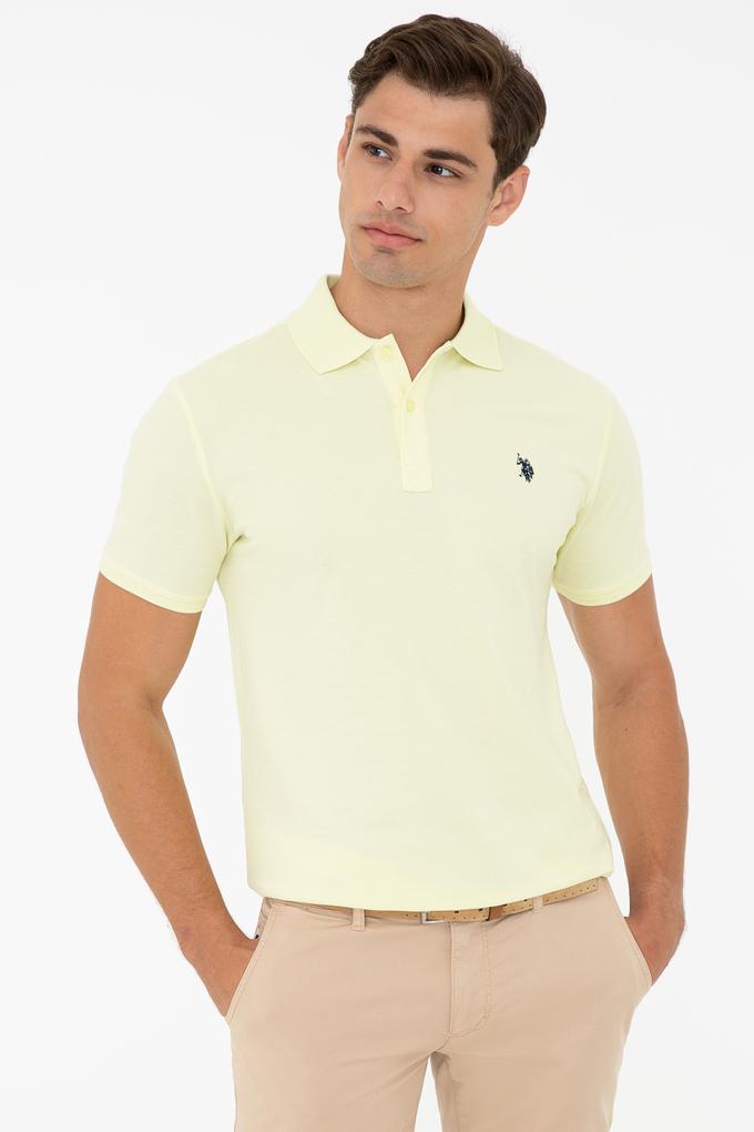 Erkek Su Yeşili Basic Polo Yaka Tişört