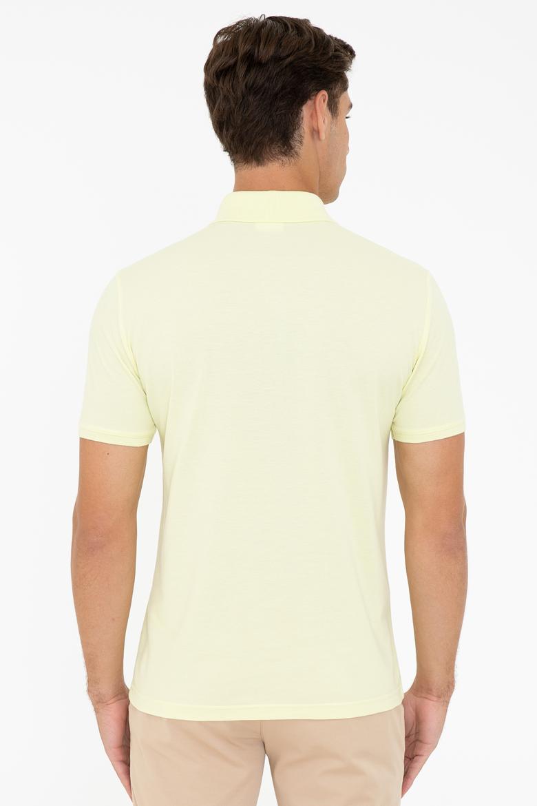 Erkek Su Yeşili Basic Polo Yaka Tişört - 50232303343