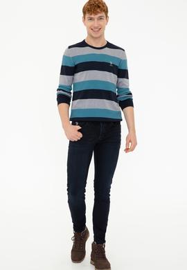 Erkek Lacivert Kazak - 50237106002