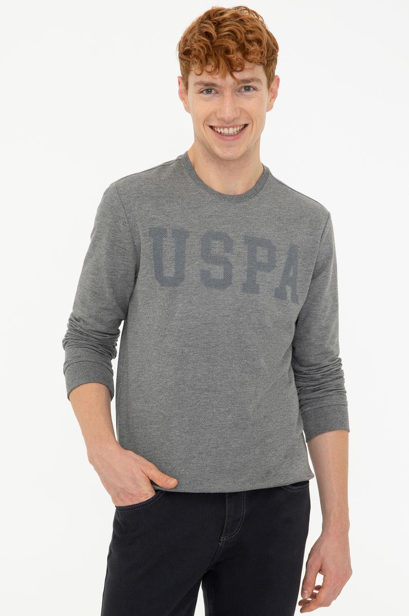 Erkek Antrasit Melanj Sweatshirt