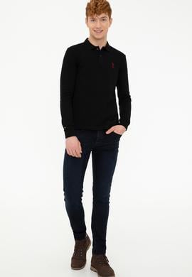 Erkek Siyah Basic Sweatshirt - 50212421030