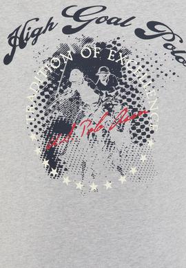 Erkek Açık Gri Melanj Bisiklet Yaka Sweatshirt - 50220186003