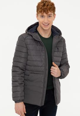 Erkek Antrasit Mont - 50236994053