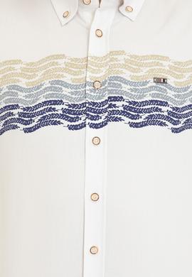 Erkek Krem Uzun Kollu Gömlek - 50237909015