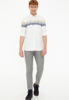 Erkek Krem Uzun Kollu Gömlek - 50237909015