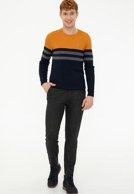 Erkek Antrasit Kanvas Pantolon - 50240922002