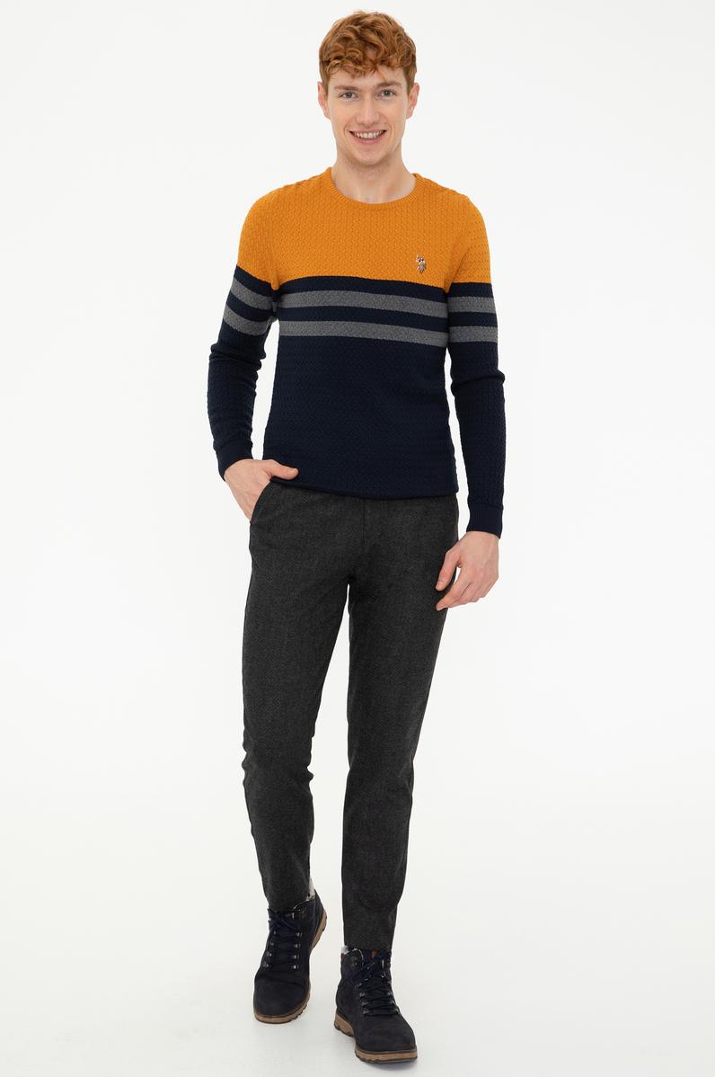 Erkek Antrasit Kanvas Pantolon