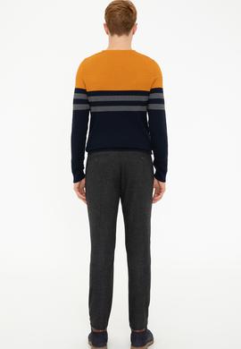 Erkek Antrasit Kanvas Pantolon - 50240922002