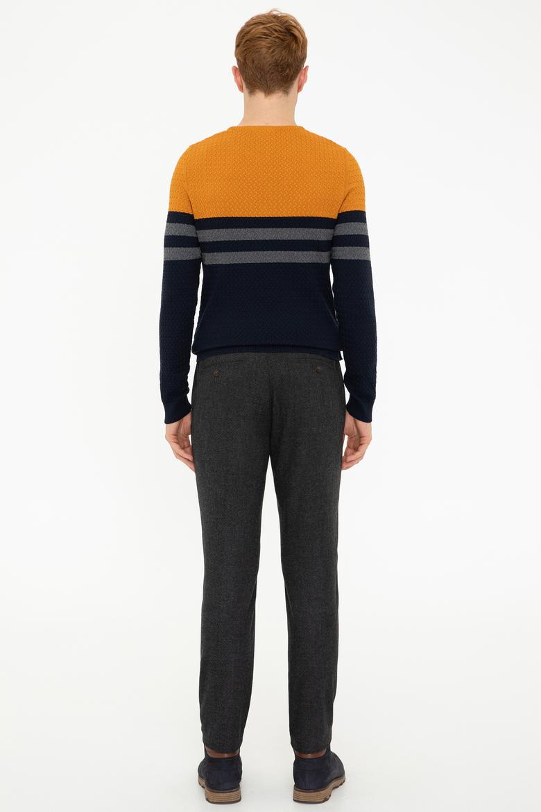 Erkek Antrasit Kanvas Pantolon - 50240922002