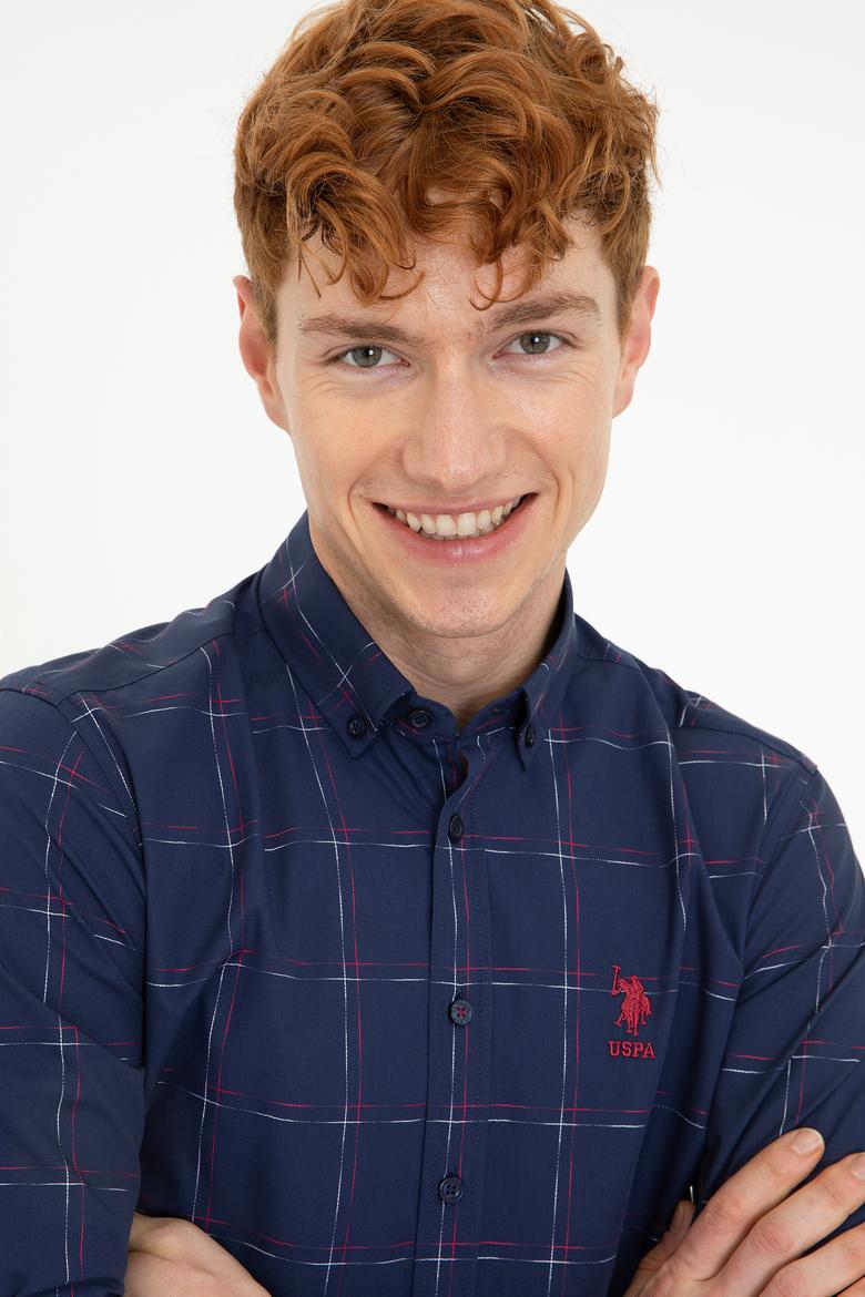 Erkek Lacivert Gömlek Uzunkol - 50237151003