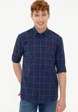 Erkek Lacivert Gömlek Uzunkol - 50237151003