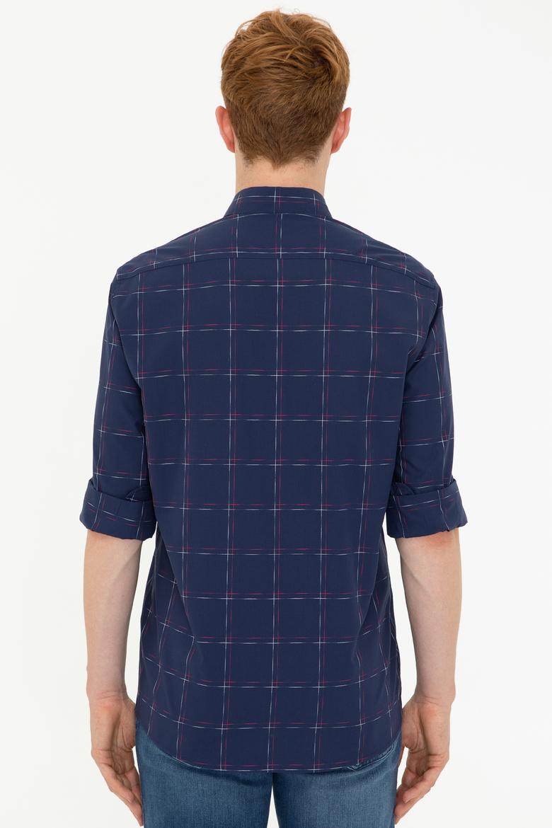 Erkek Lacivert Gömlek Uzunkol - 50237151003