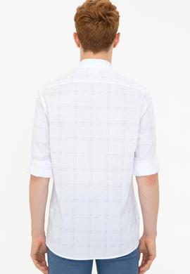 Erkek Beyaz Uzun Kollu Gömlek - 50237151013