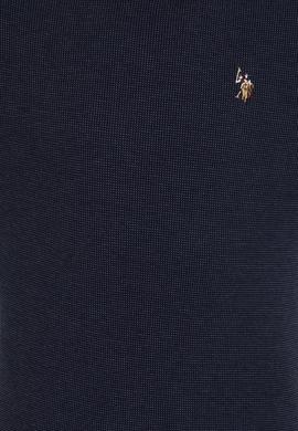 Erkek Lacivert Bisiklet Yaka Sweatshirt - 50236865037