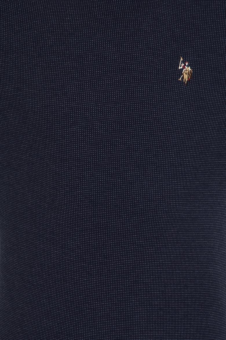 Erkek Lacivert Bisiklet Yaka Sweatshirt - 50236865037