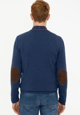 Erkek İndigo Basic Kazak - 50236974052