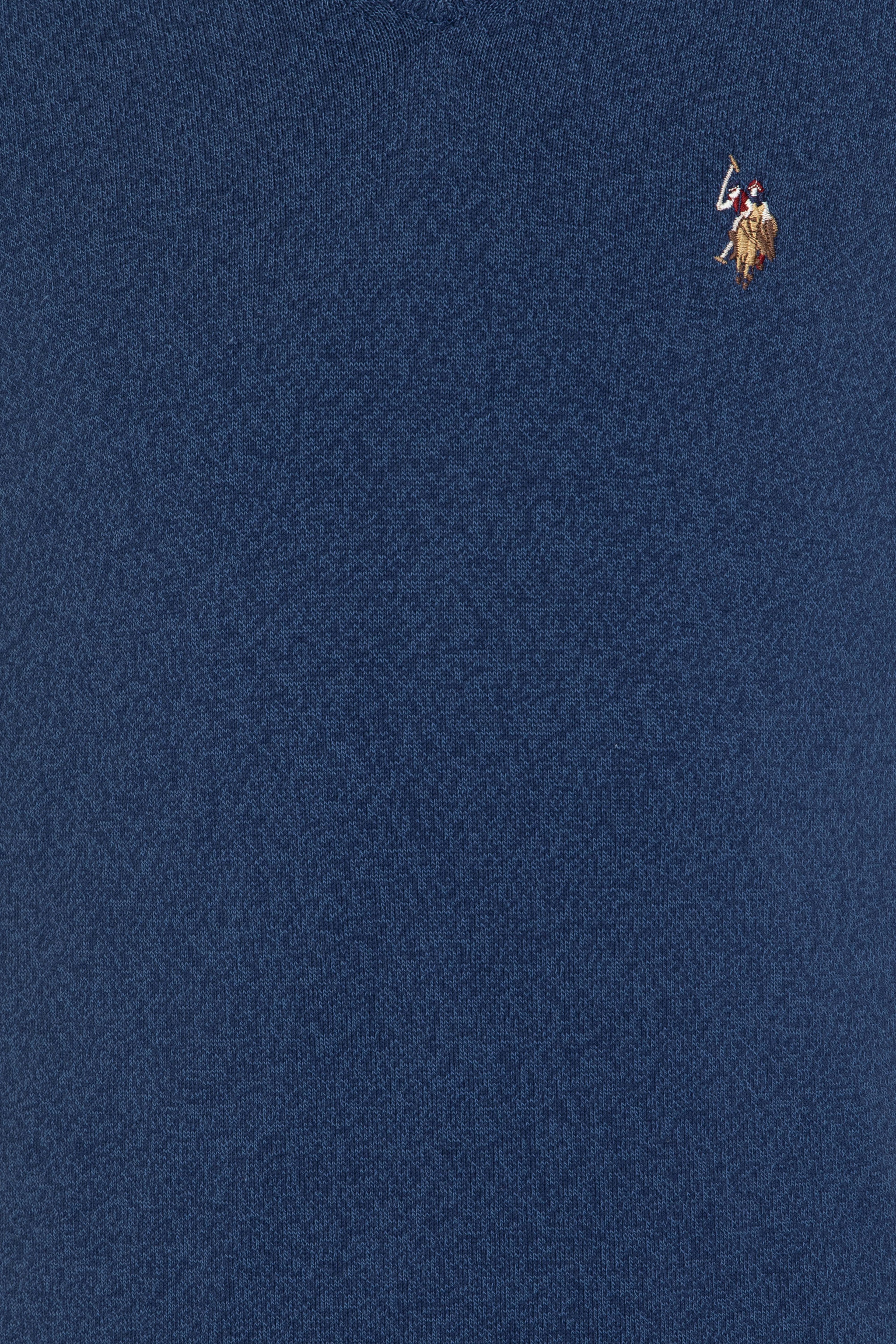 Erkek İndigo Basic Kazak - Image 6