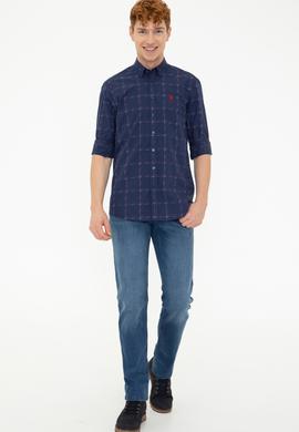 Erkek Lacivert Gömlek Uzunkol - 50237151003