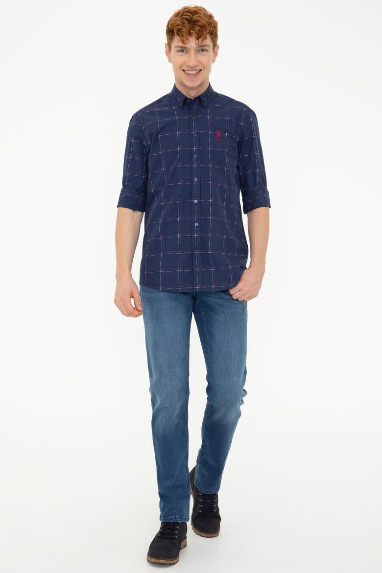 Erkek Lacivert Gömlek Uzunkol - 50237151003