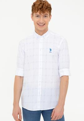 Erkek Beyaz Uzun Kollu Gömlek - 50237151013