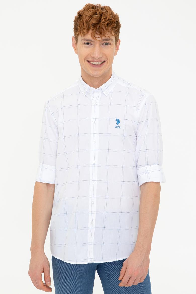 Erkek Beyaz Uzun Kollu Gömlek