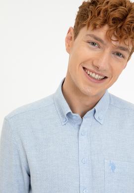 Erkek Açık Mavi Gömlek Uzunkol - 50237202009