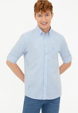 Erkek Açık Mavi Gömlek Uzunkol - 50237202009