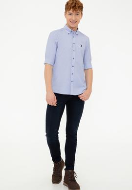 Erkek Saks Gömlek Uzunkol - 50249785016