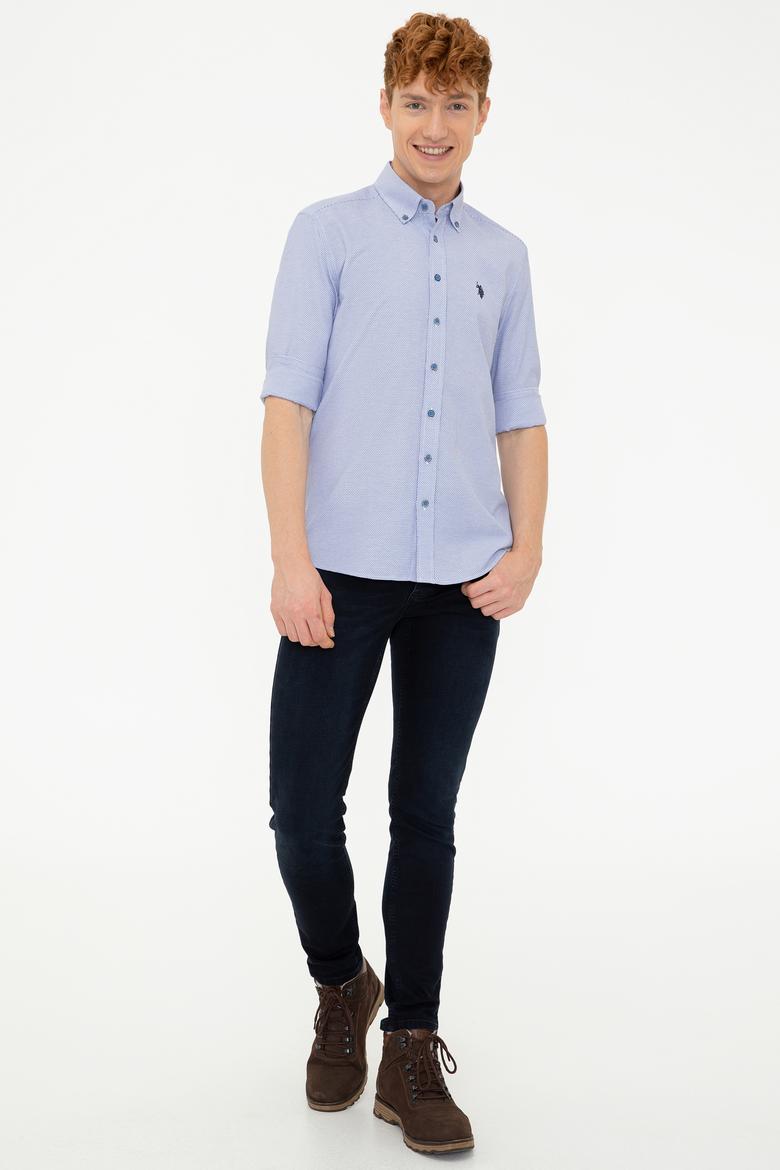 Erkek Saks Gömlek Uzunkol - 50249785016