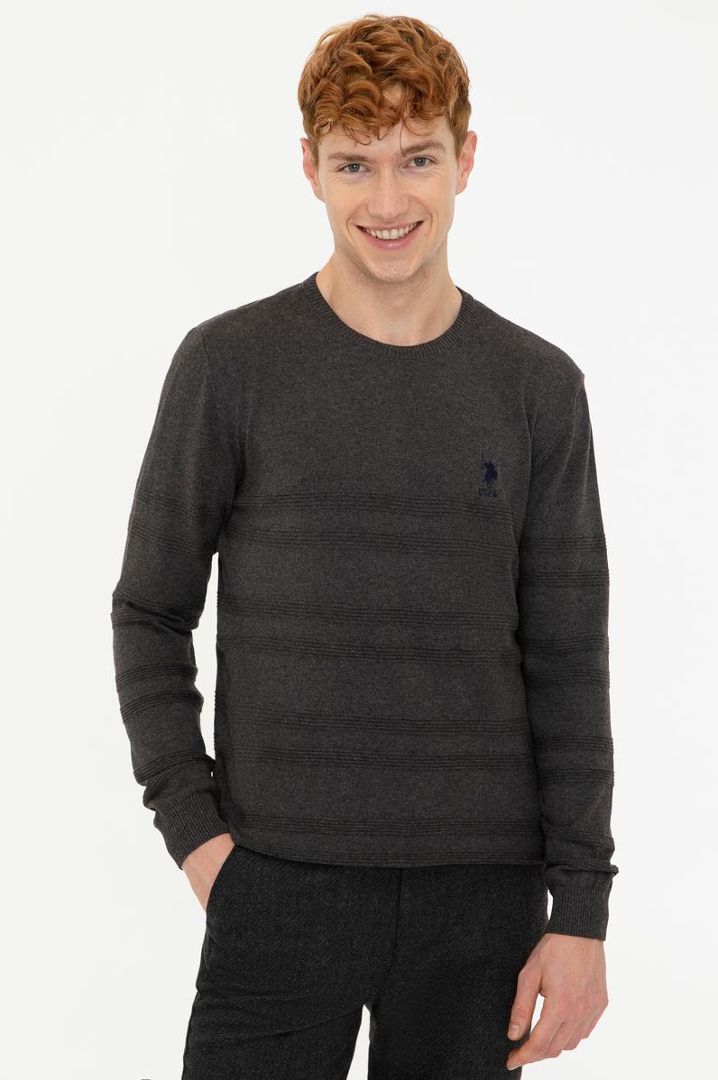 Erkek Antrasit Melanj Kazak