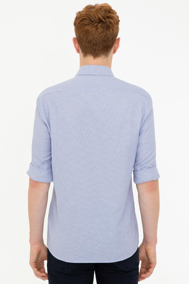 Erkek Saks Gömlek Uzunkol - 50249785016