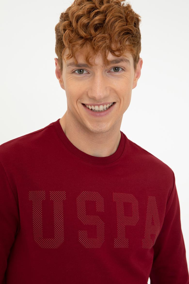 Erkek Bordo Sweatshirt - 50237184033