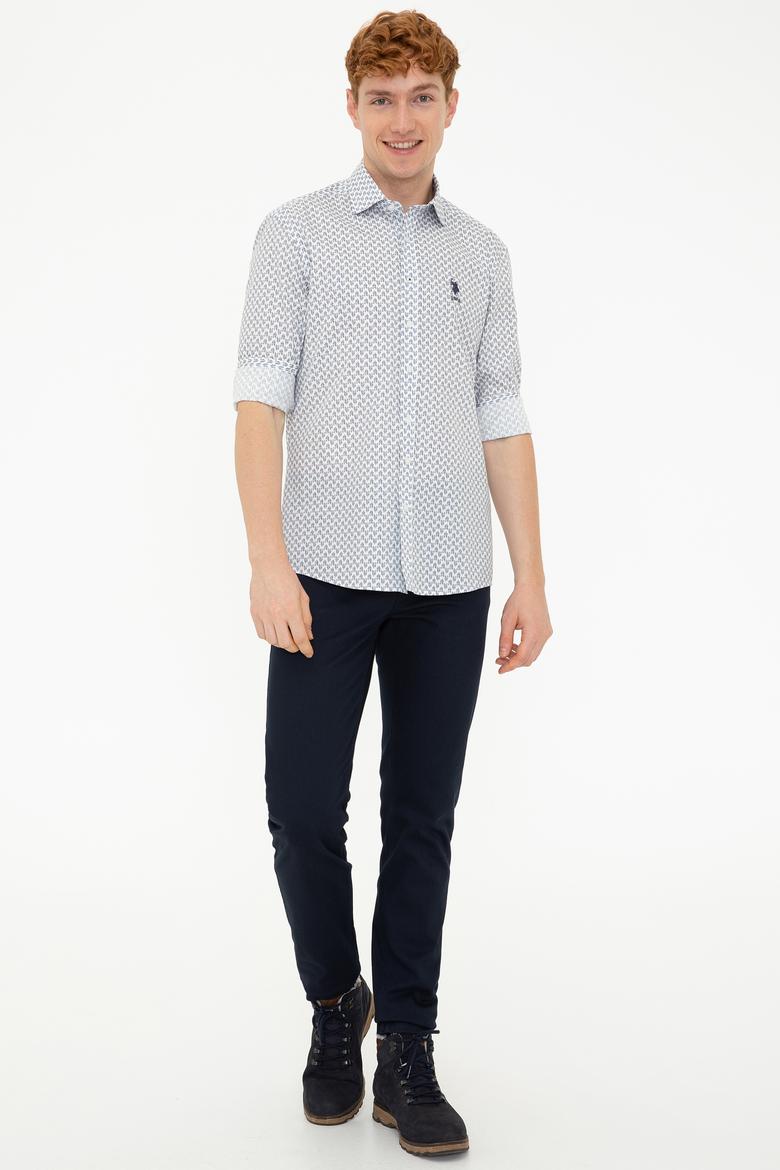 Erkek Ekru Uzun Kollu Gömlek - 50238402006