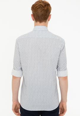 Erkek Ekru Uzun Kollu Gömlek - 50238402006