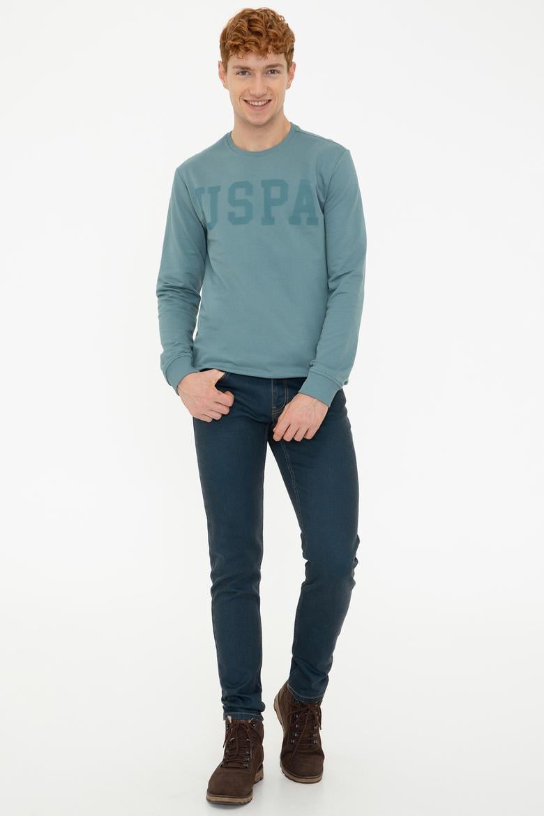 Erkek İndigo Sweatshirt - 50237184043