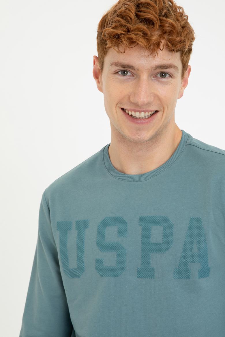 Erkek İndigo Sweatshirt - 50237184043