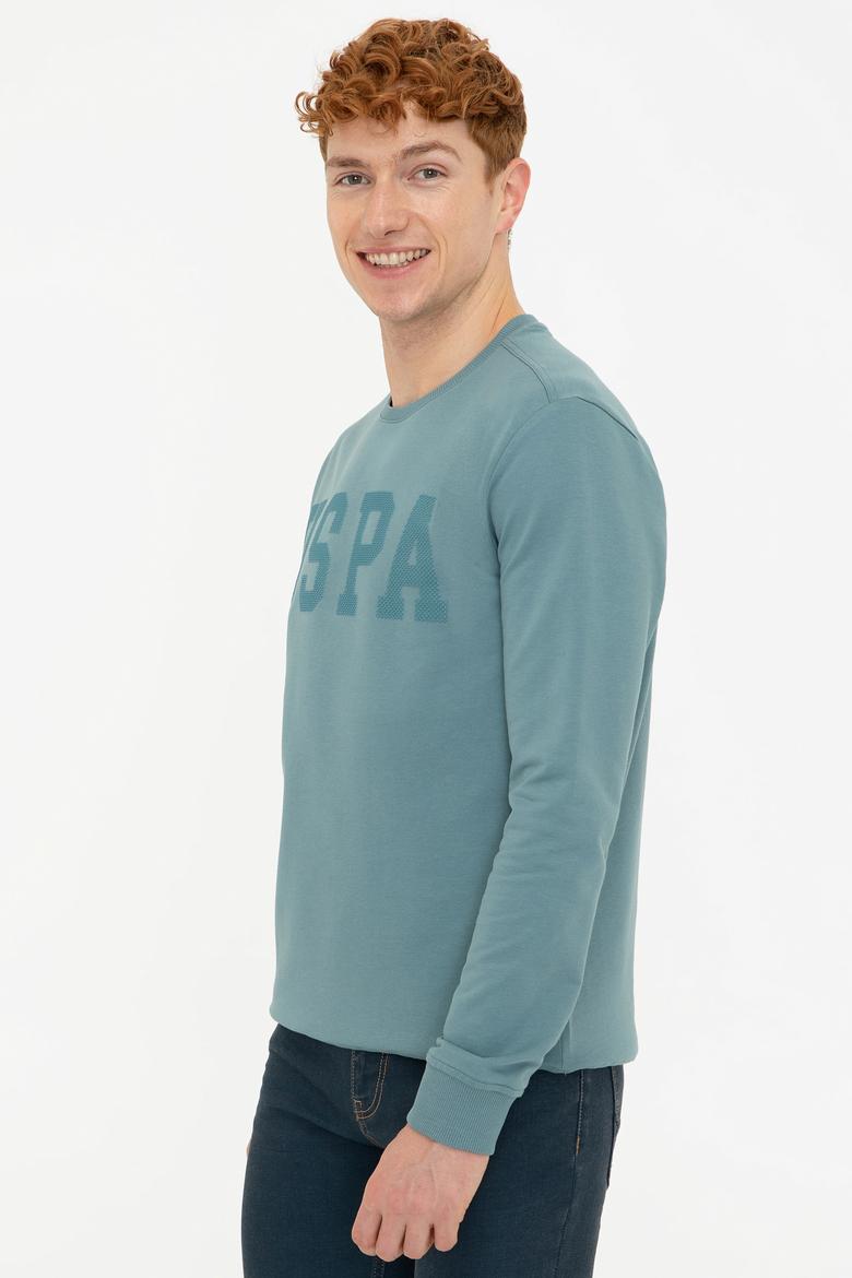 Erkek İndigo Sweatshirt - 50237184043
