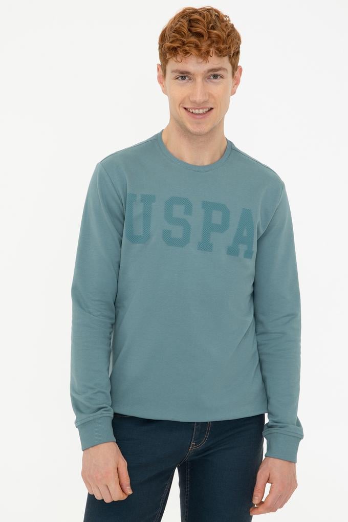 Erkek İndigo Sweatshirt