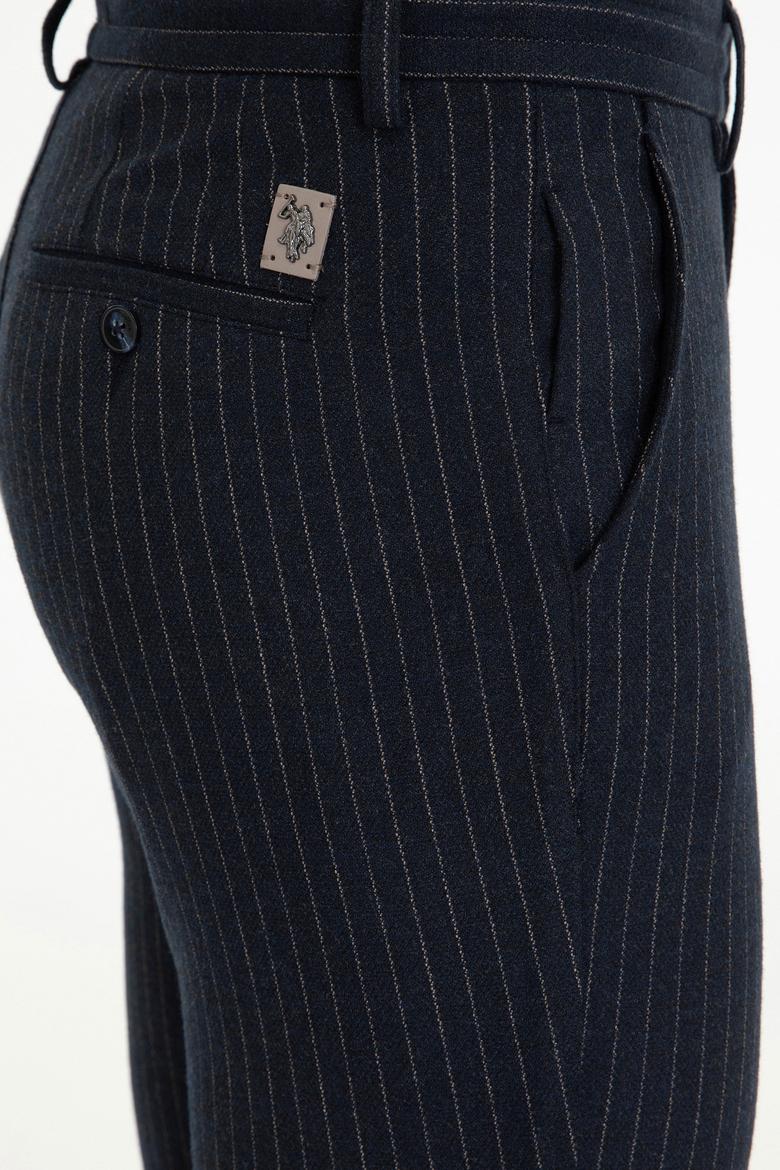 Erkek Lacivert Kanvas Pantolon - 50241048009