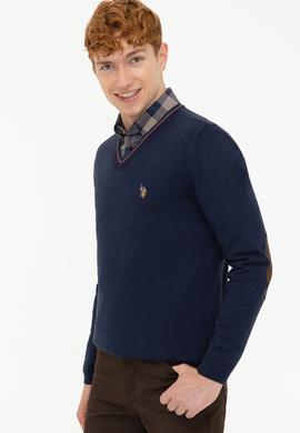 Erkek Lacivert Basic Kazak - 50236974007